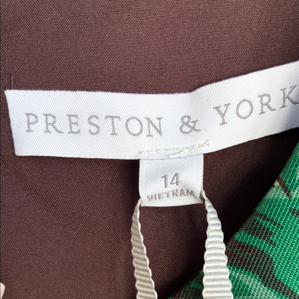 Preston & York Floral Sleeveless Blouse - Brown, Blue, Green - Picture 2 of 10